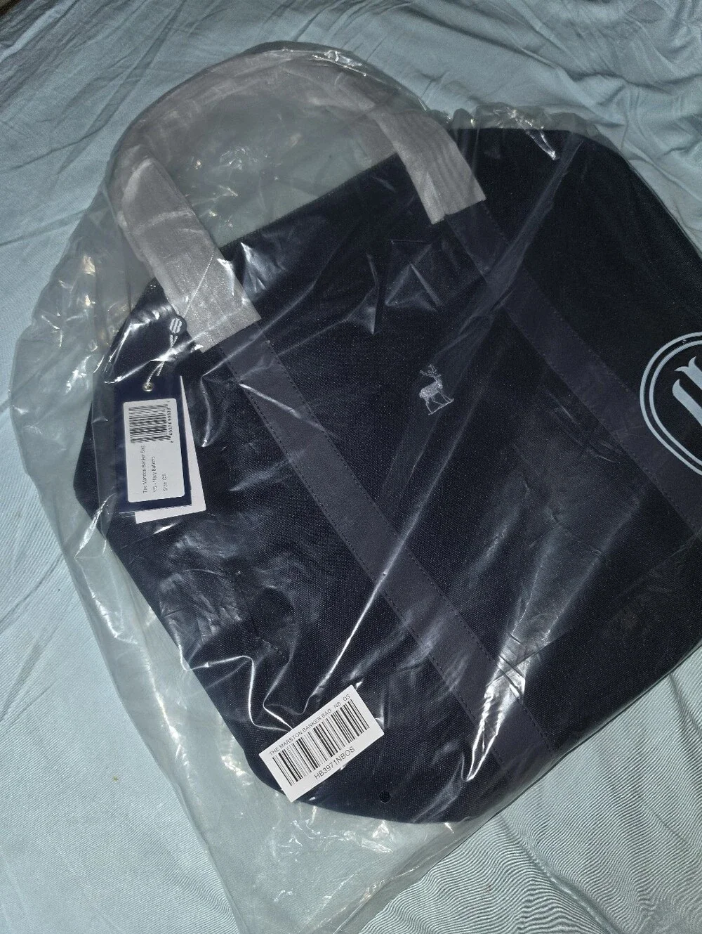 Holderness & Bourne SEALED! NWT! The Marston Banker Bag in Navy Ballistic. R2S!